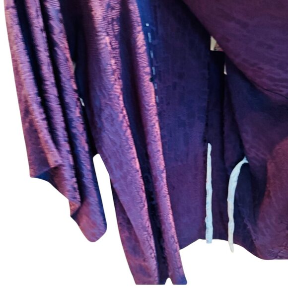 Dollz and Dames Burgandy Japanes Kimono Dress o/s - Picture 5 of 6
